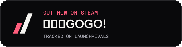 Dark launch badge for 漢字でGOGO!