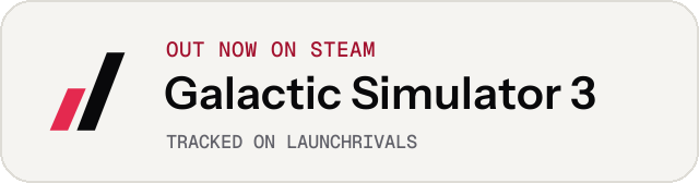 Light launch badge for Galactic Simulator 3