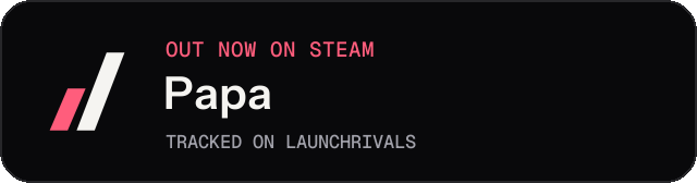 Dark launch badge for Papa
