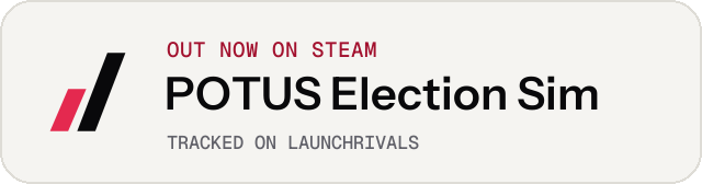Light launch badge for POTUS Election Sim