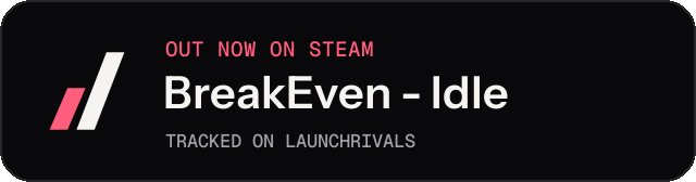 Dark launch badge for BreakEven - Idle