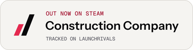 Light launch badge for Construction Company