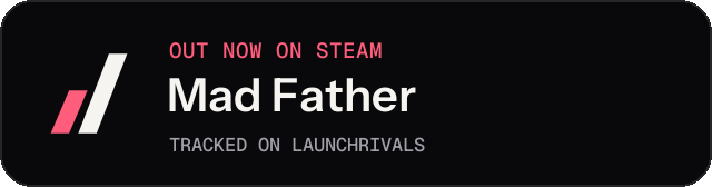 Dark launch badge for Mad Father