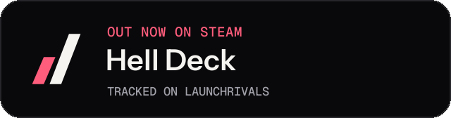 Dark launch badge for Hell Deck