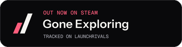 Dark launch badge for Gone Exploring