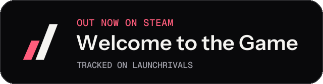Dark launch badge for Welcome to the Game