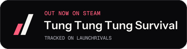 Dark launch badge for Tung Tung Tung Survival