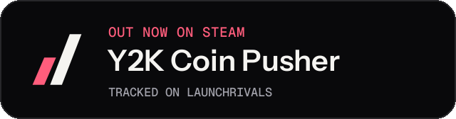 Dark launch badge for Y2K Coin Pusher