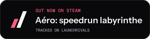 Dark launch badge for Aéro: speedrun labyrinthe