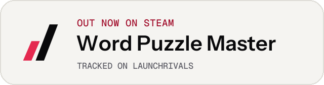 Light launch badge for Word Puzzle Master