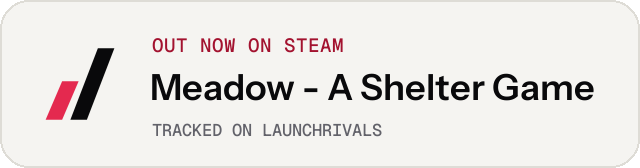 Light launch badge for Meadow - A Shelter Game