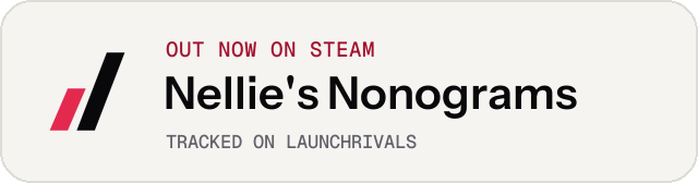 Light launch badge for Nellie's Nonograms