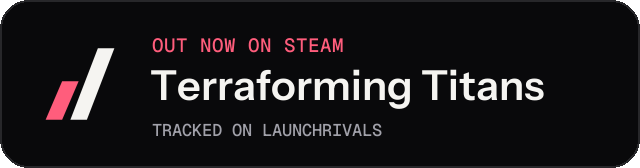 Dark launch badge for Terraforming Titans