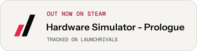 Light launch badge for Hardware Simulator - Prologue
