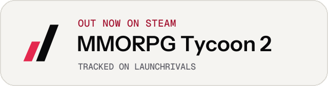 Light launch badge for MMORPG Tycoon 2