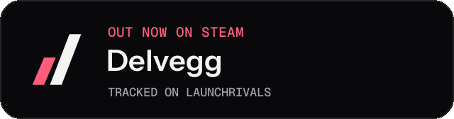 Dark launch badge for Delvegg