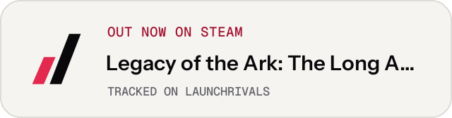 Light launch badge for Legacy of the Ark: The Long Awakening