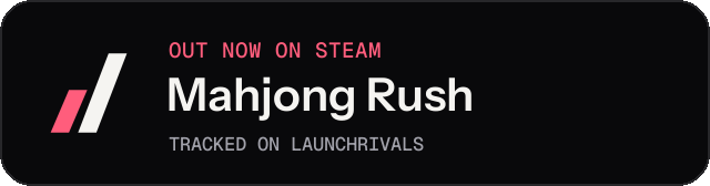 Dark launch badge for Mahjong Rush