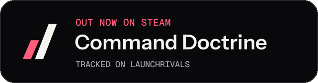 Dark launch badge for Command Doctrine