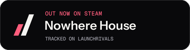 Dark launch badge for Nowhere House