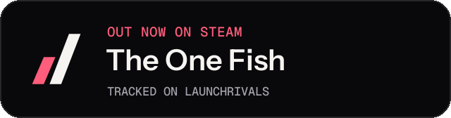 Dark launch badge for The One Fish