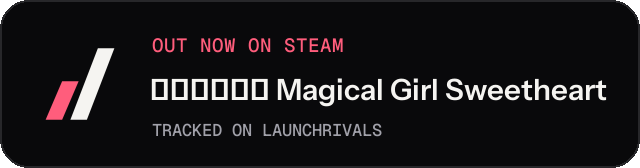 Dark launch badge for 魔法少女甜心 Magical Girl Sweetheart