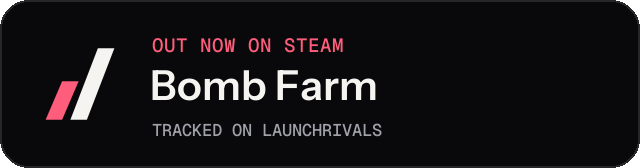 Dark launch badge for Bomb Farm