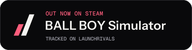 Dark launch badge for BALL BOY Simulator