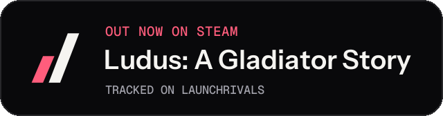 Dark launch badge for Ludus: A Gladiator Story