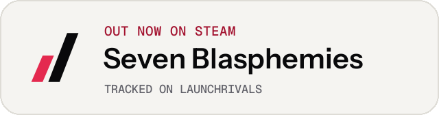 Light launch badge for Seven Blasphemies
