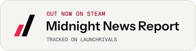 Light launch badge for Midnight News Report