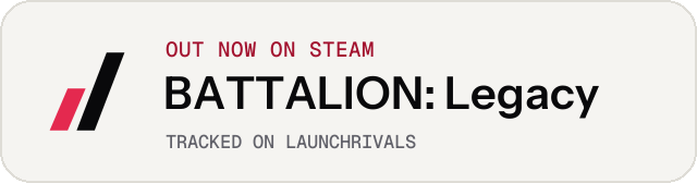 Light launch badge for BATTALION: Legacy