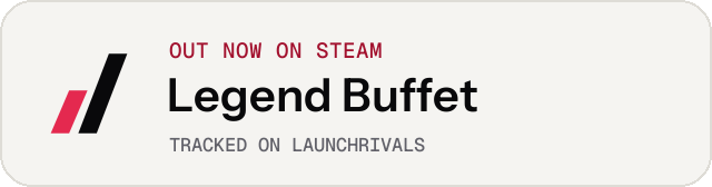 Light launch badge for Legend Buffet