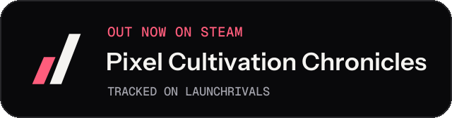 Dark launch badge for Pixel Cultivation Chronicles