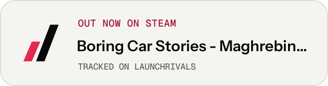 Light launch badge for Boring Car Stories - Maghrebine des transports et logistique