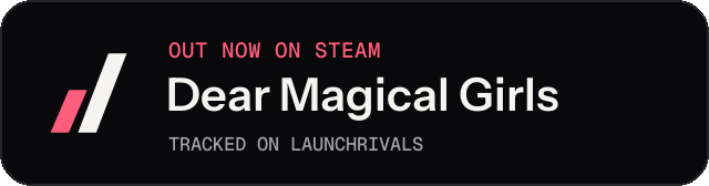Dark launch badge for Dear Magical Girls