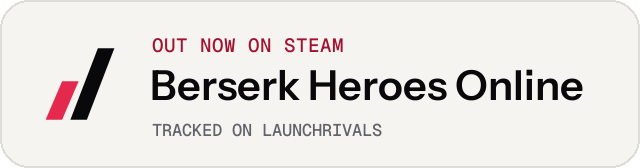 Light launch badge for Berserk Heroes Online
