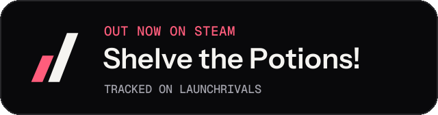 Dark launch badge for Shelve the Potions!