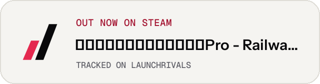 Light launch badge for 鉄道運行管理シミュレーターPro - Railway Dispatcher Pro -