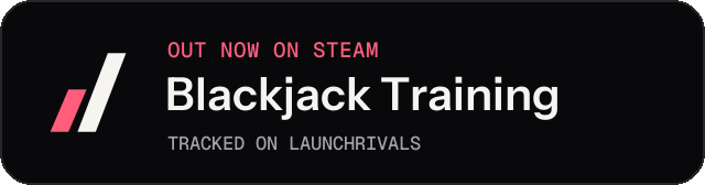 Dark launch badge for Blackjack Training