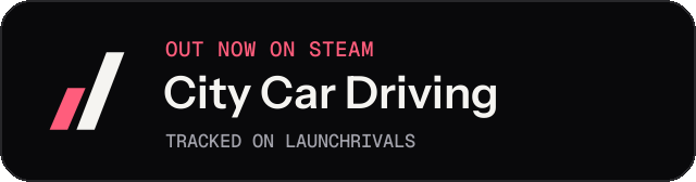 Dark launch badge for City Car Driving