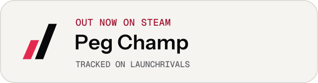 Light launch badge for Peg Champ