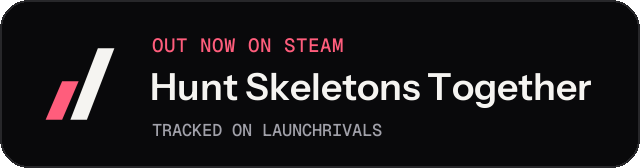 Dark launch badge for Hunt Skeletons Together