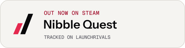 Light launch badge for Nibble Quest