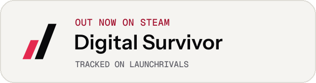 Light launch badge for Digital Survivor