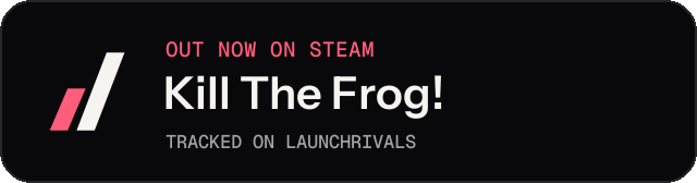 Dark launch badge for Kill The Frog!