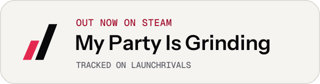 Light launch badge for My Party Is Grinding