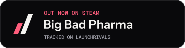 Dark launch badge for Big Bad Pharma