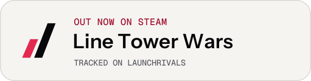 Light launch badge for Line Tower Wars