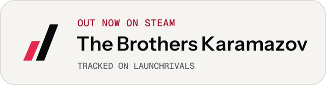 Light launch badge for The Brothers Karamazov